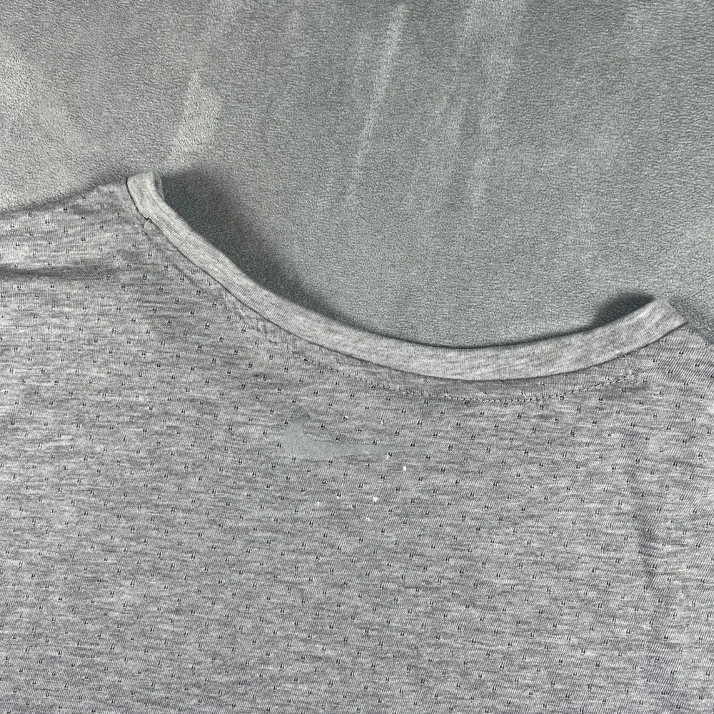 Nike Running Dri-FIT Short Sleeve Shirt Womens Medium Gray Reflective